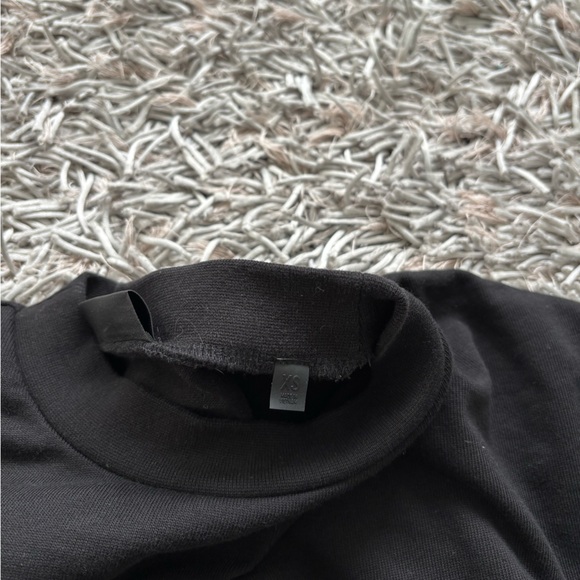 FEAR OF GOD ESSENTIALS Black Bonded Long Sleeve T-Shirt Sz XS OVERSIZED - Picture 5 of 7